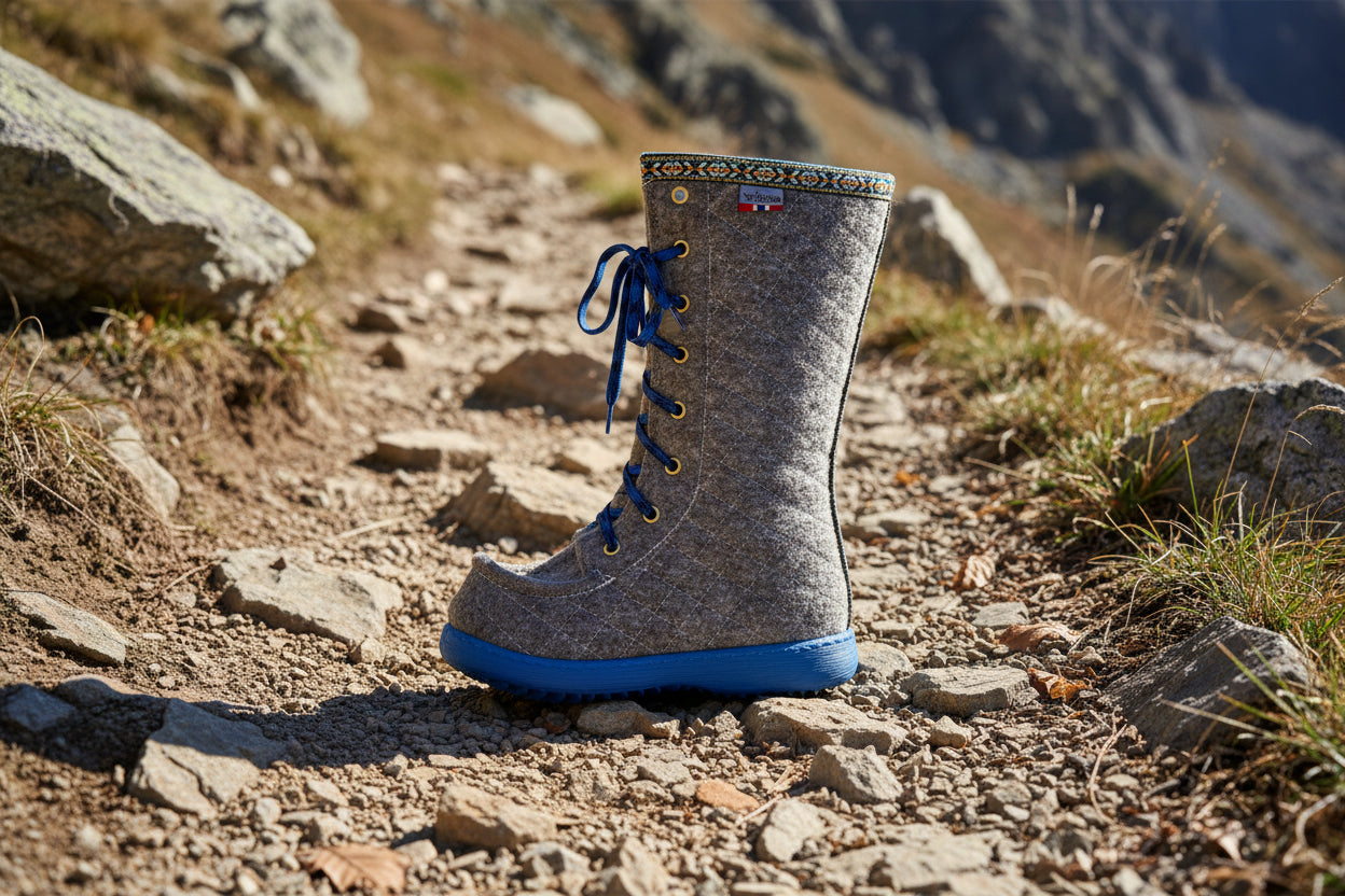 Botas de fieltro Polar Lobben - Gris