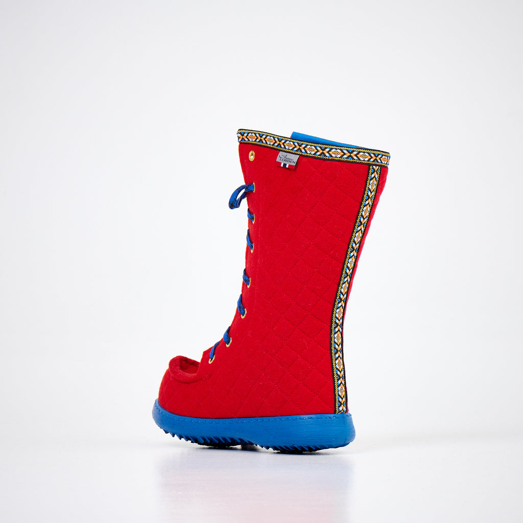 Botas de fieltro Polar Lobben - Rojo