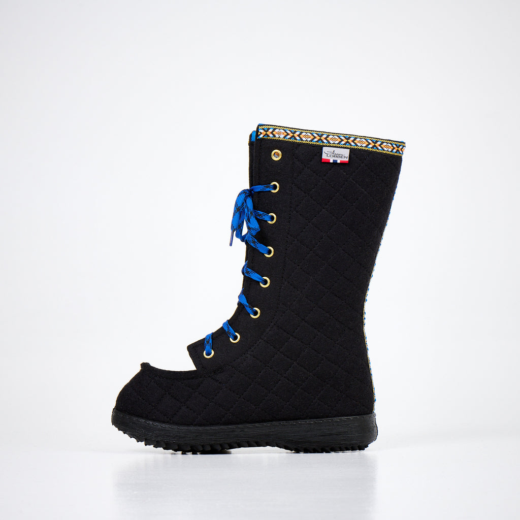 Bottes en Feutre Polar Lobben - Noir