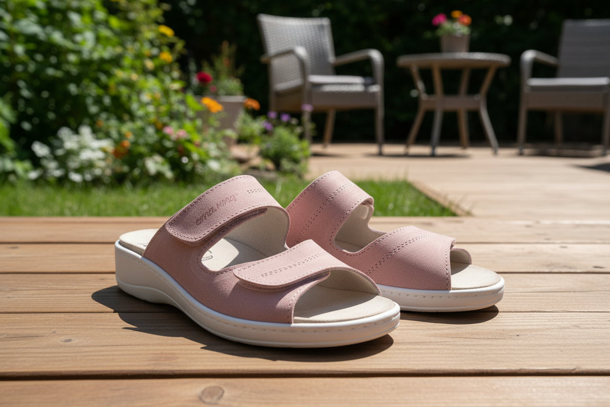 Sandalias Ergonómicas Profesionales - Rosa Claro