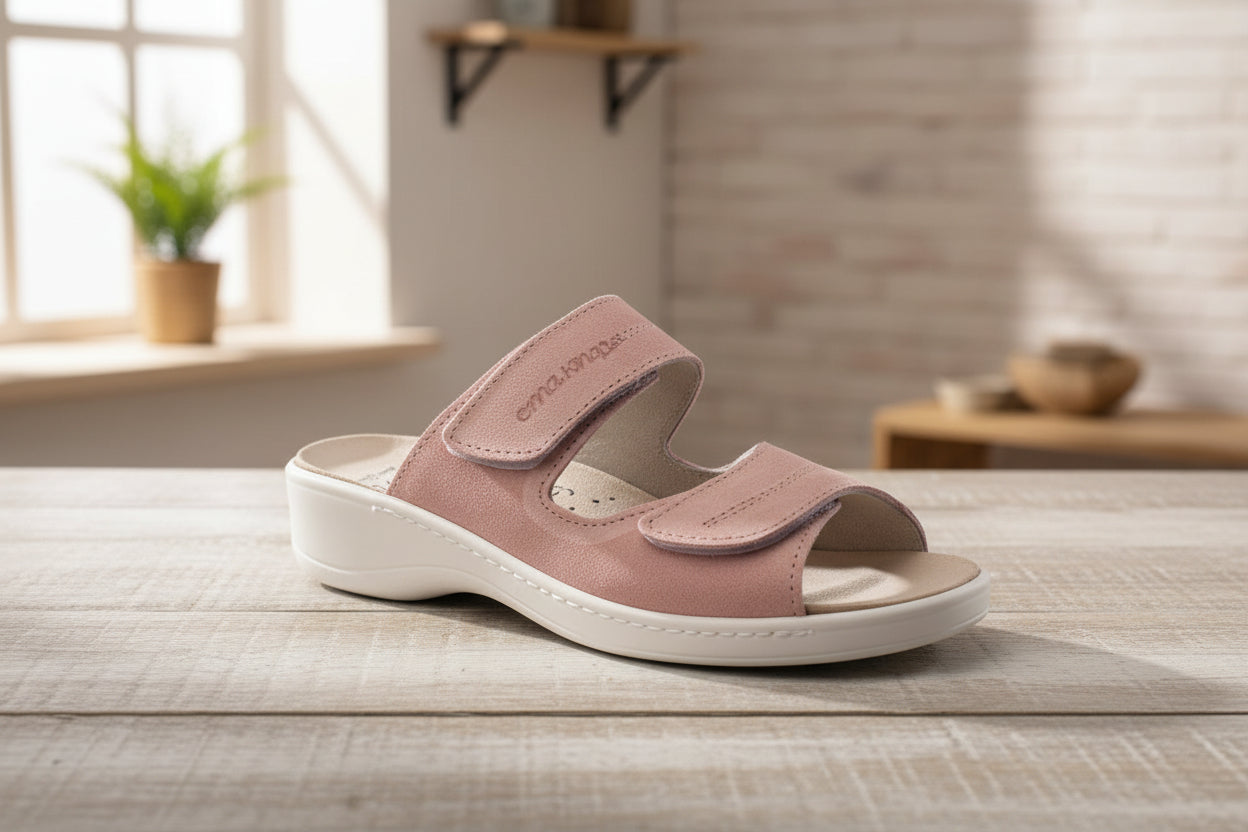 Sandalias Ergonómicas Profesionales - Rosa Claro