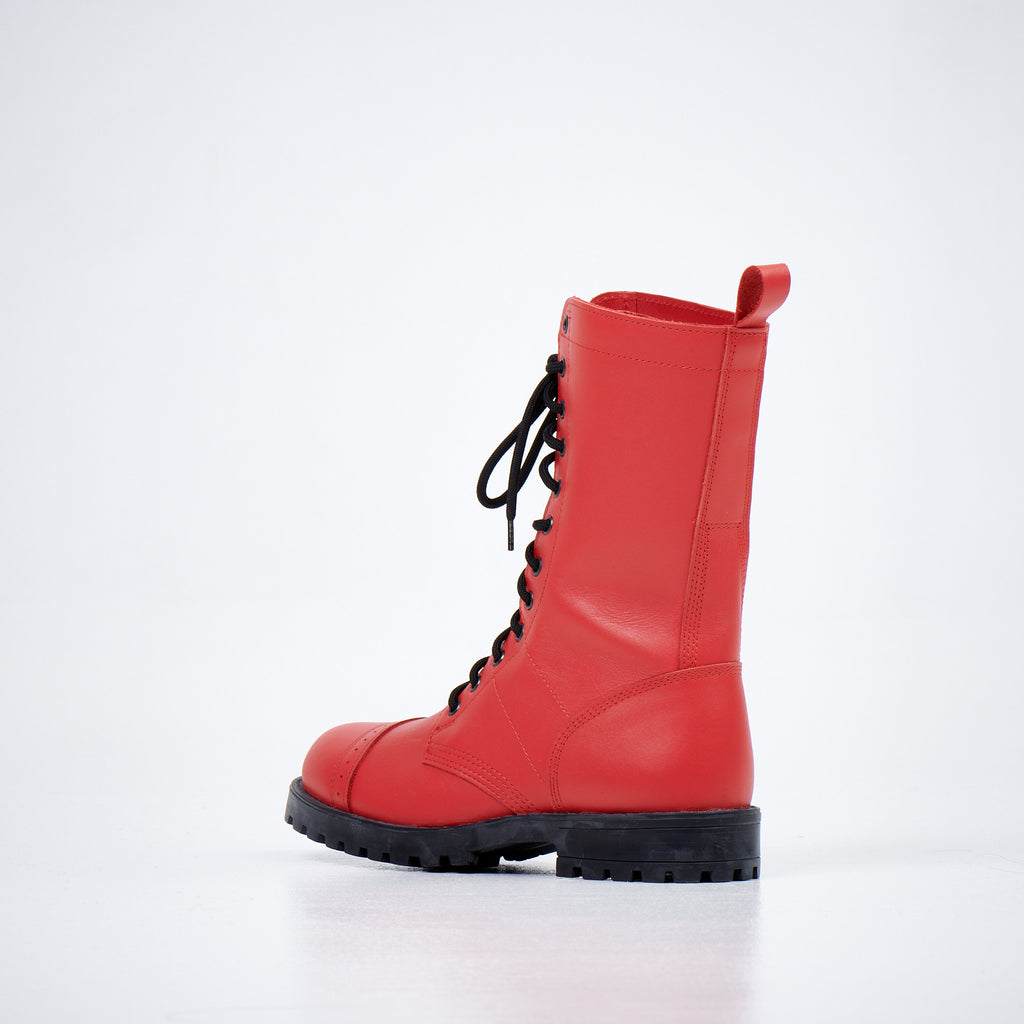 516, auch bekannt als High Aviator Boots – Rot