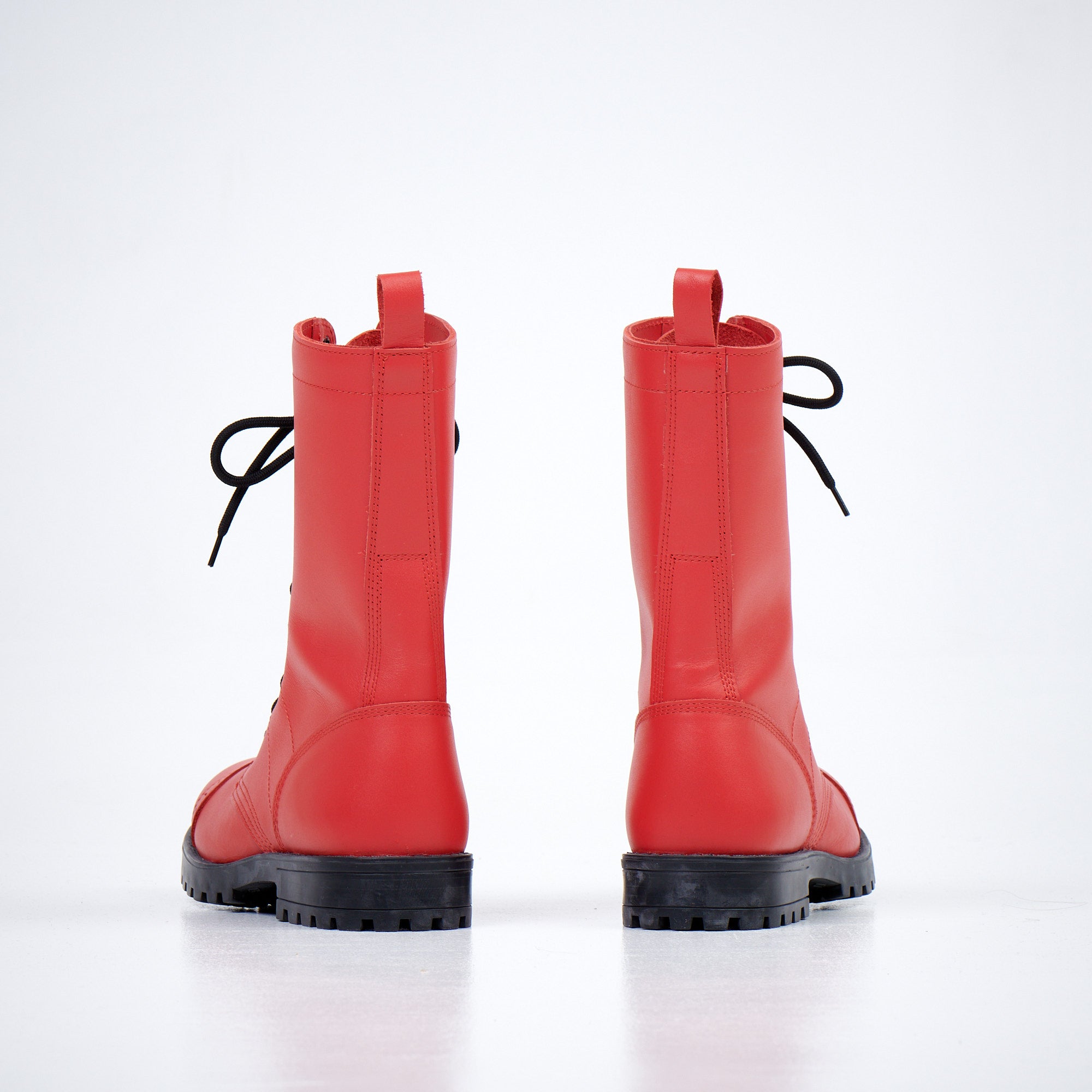 516, auch bekannt als High Aviator Boots – Rot