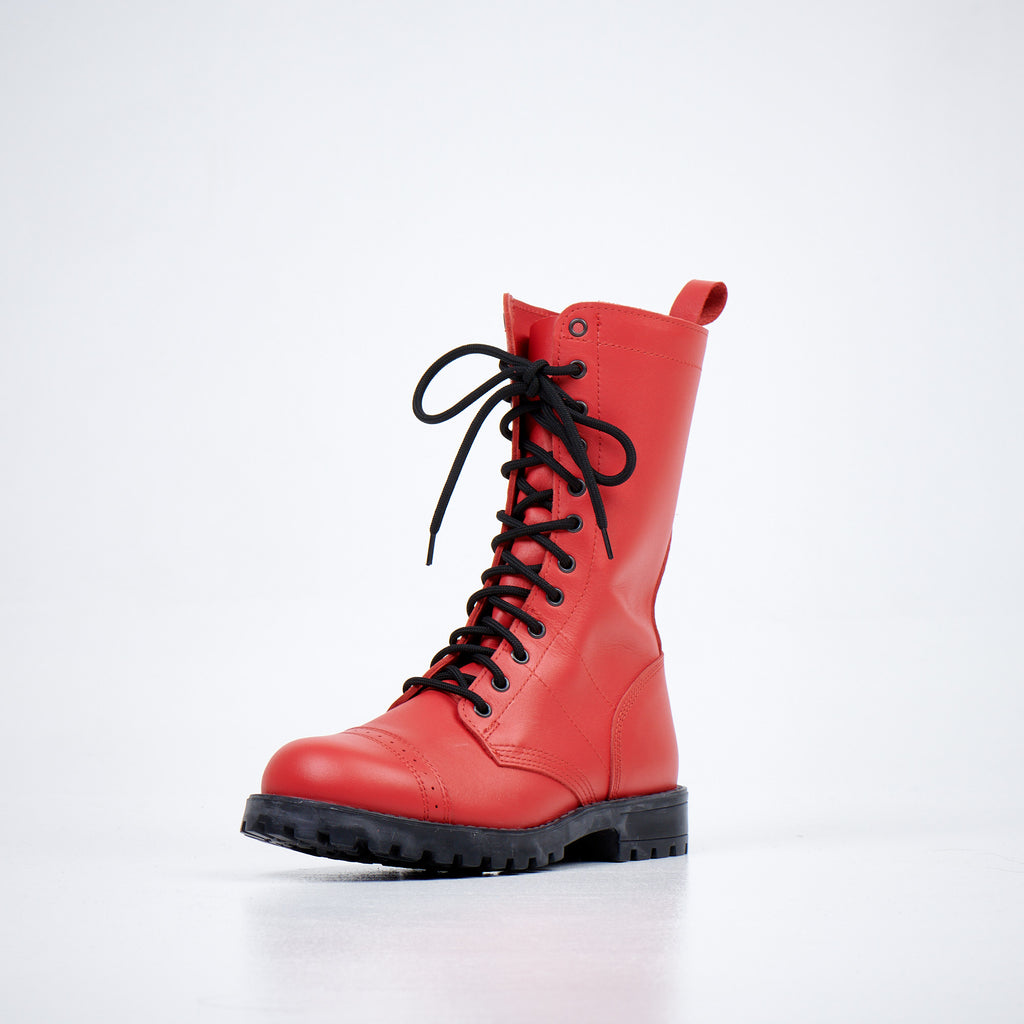 516, auch bekannt als High Aviator Boots – Rot