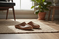 Pantuflas unisex Sulbi recicladas - Marrón