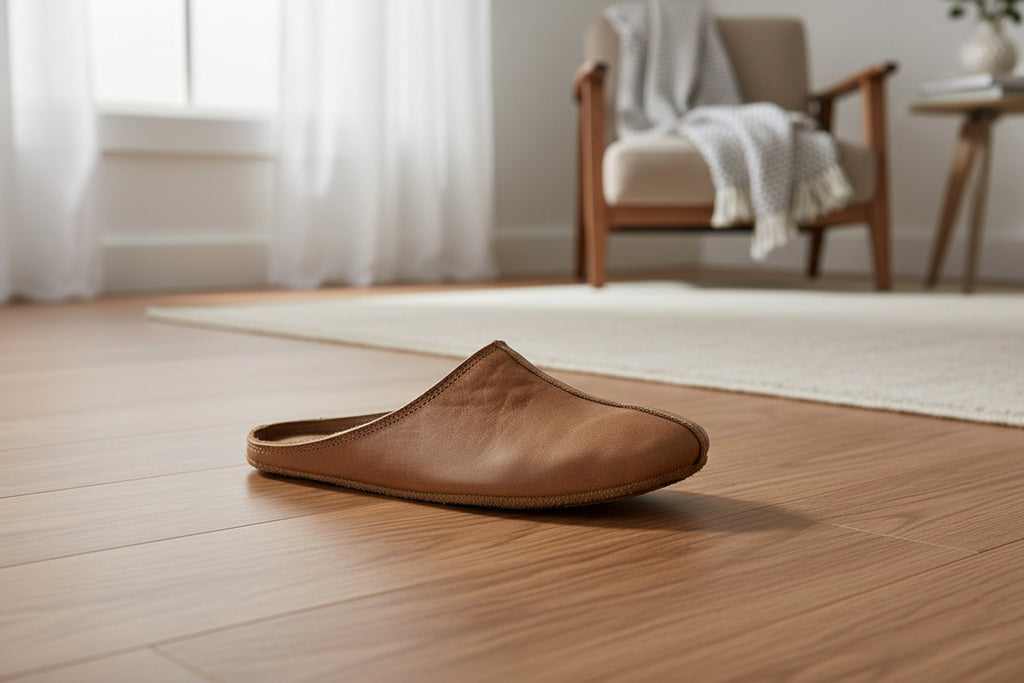 Pantuflas unisex Sulbi recicladas - Marrón