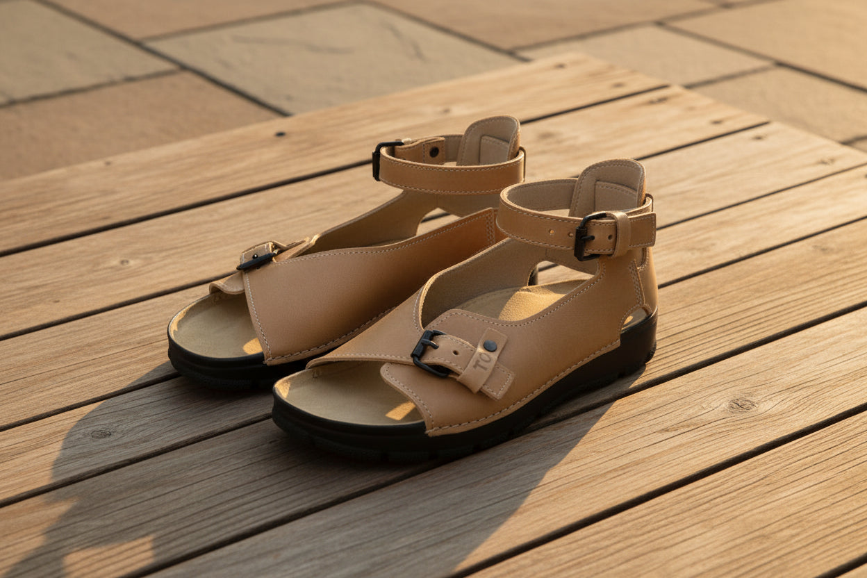 Sandalias TOKU Atenas - Beige