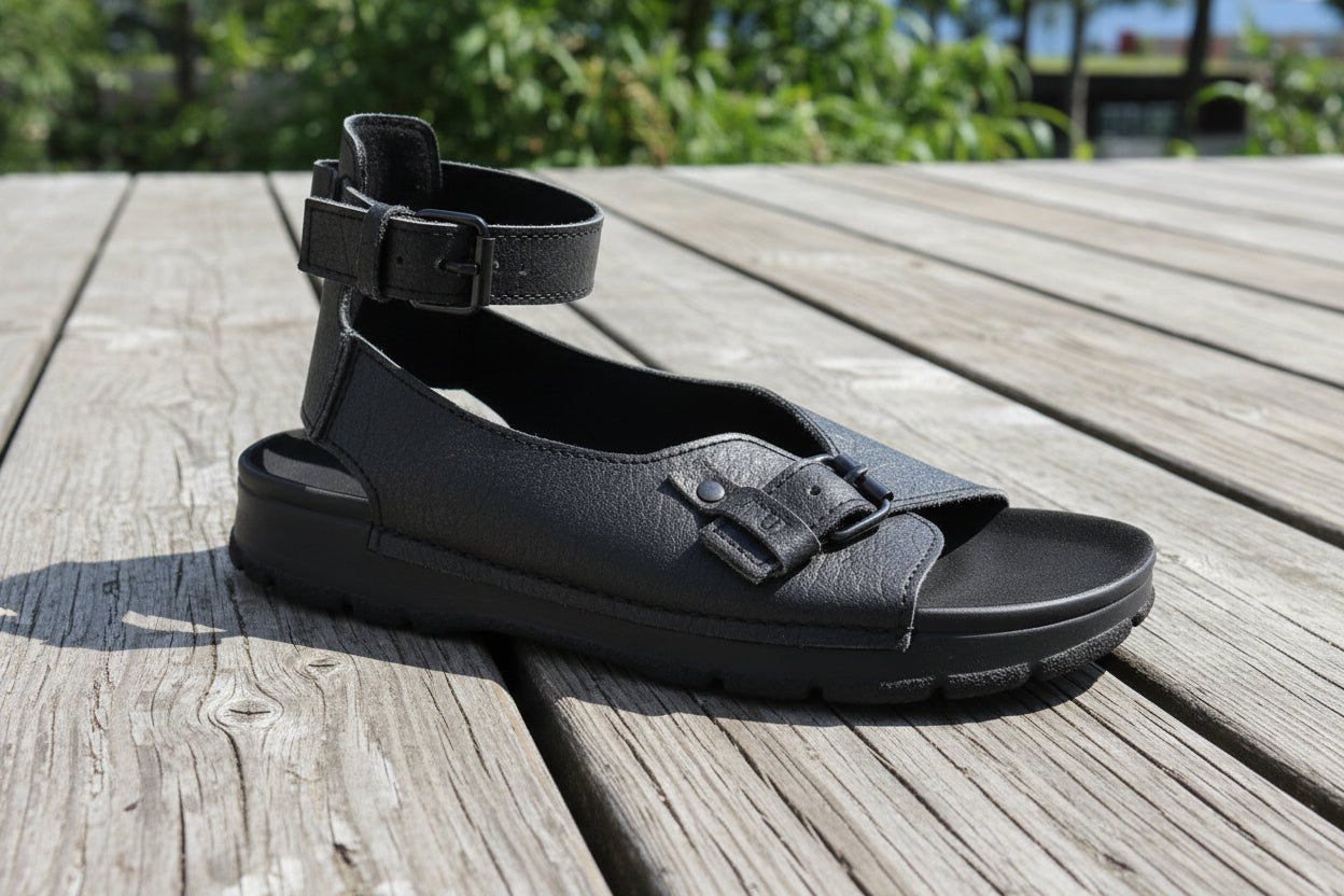TOKU Atenas Sandalias Veganas - Negro