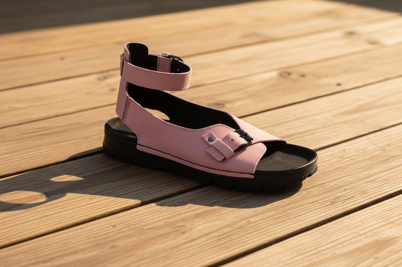 TOKU Athens Vegan Sandals - Pink