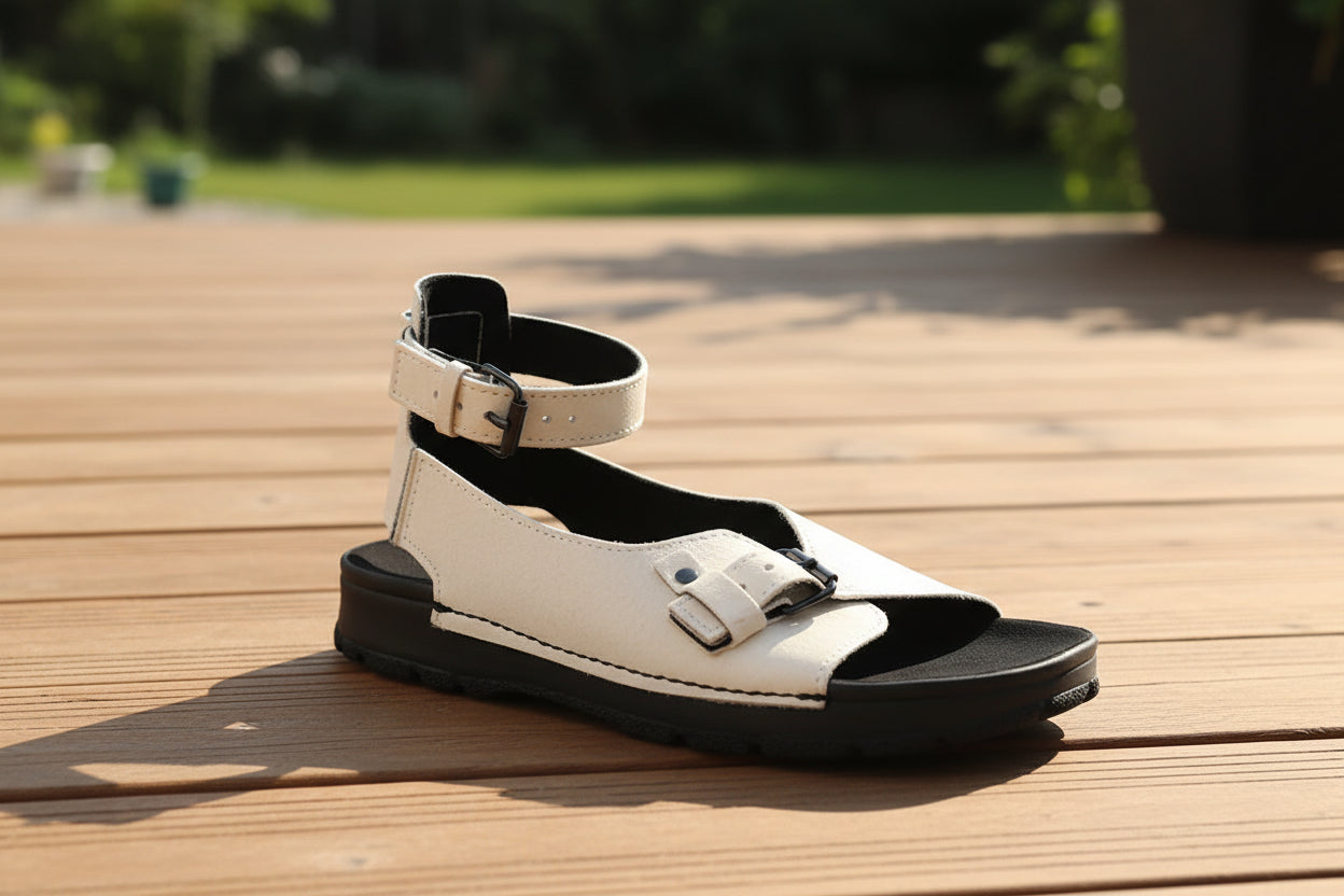 TOKU Atenas Sandalias Veganas - Blanco