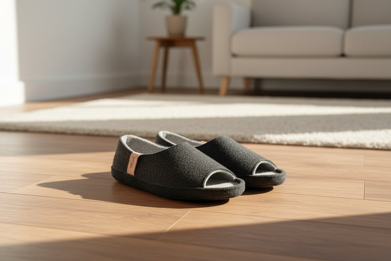 Pantuflas TOKU Bern - Gris oscuro