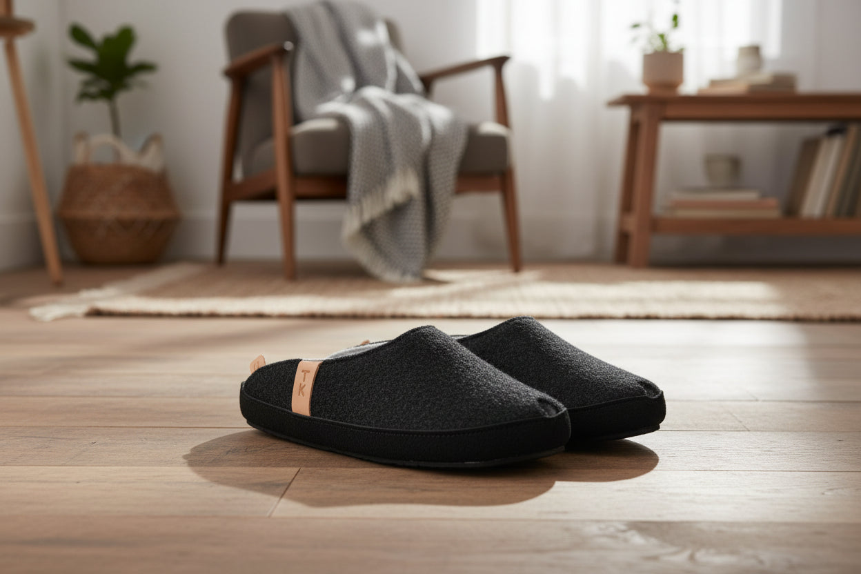 Pantuflas TOKU Bruselas - Gris oscuro