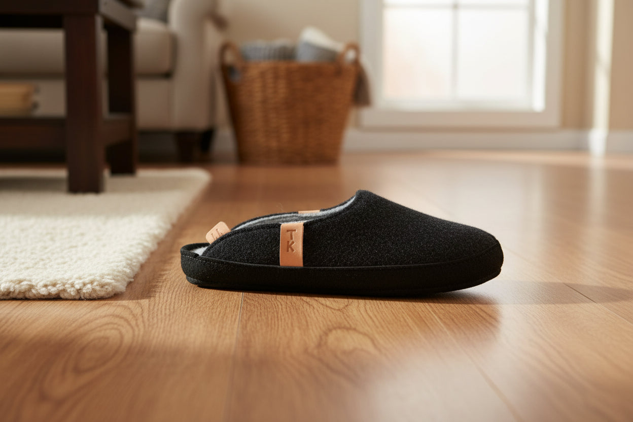 Pantuflas TOKU Bruselas - Gris oscuro