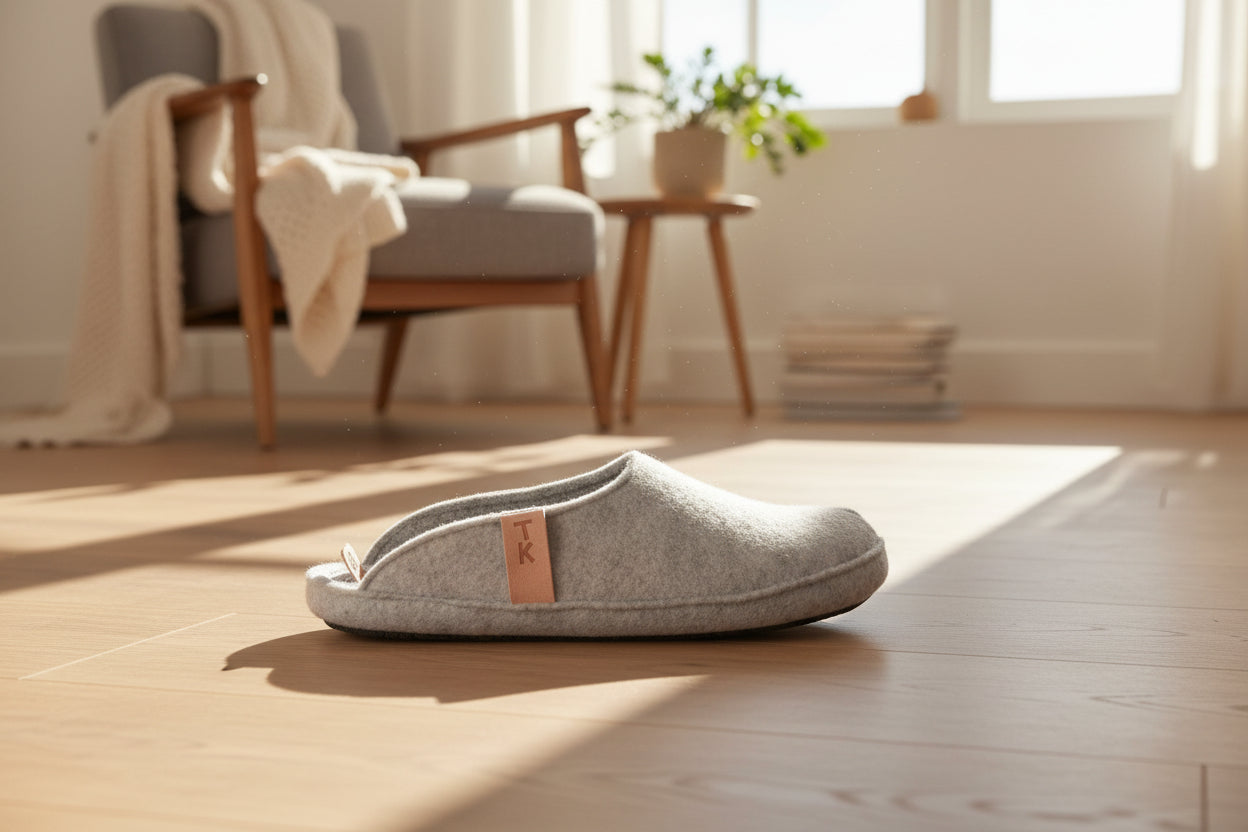 Pantuflas TOKU Bruselas - Blanco