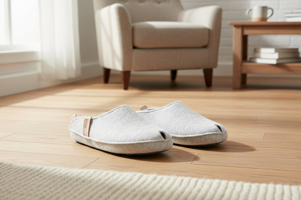 Pantuflas TOKU Bruselas - Blanco