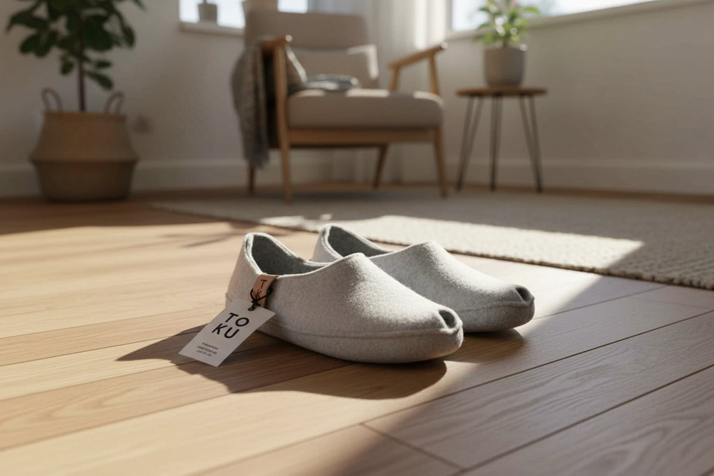 Pantuflas TOKU Budapest - Blanco
