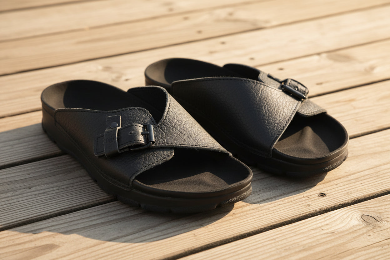 Sandalias TOKU Roma Veganas - Negro