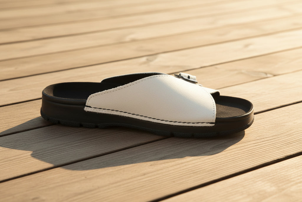 TOKU Rome Vegan Sandals - White