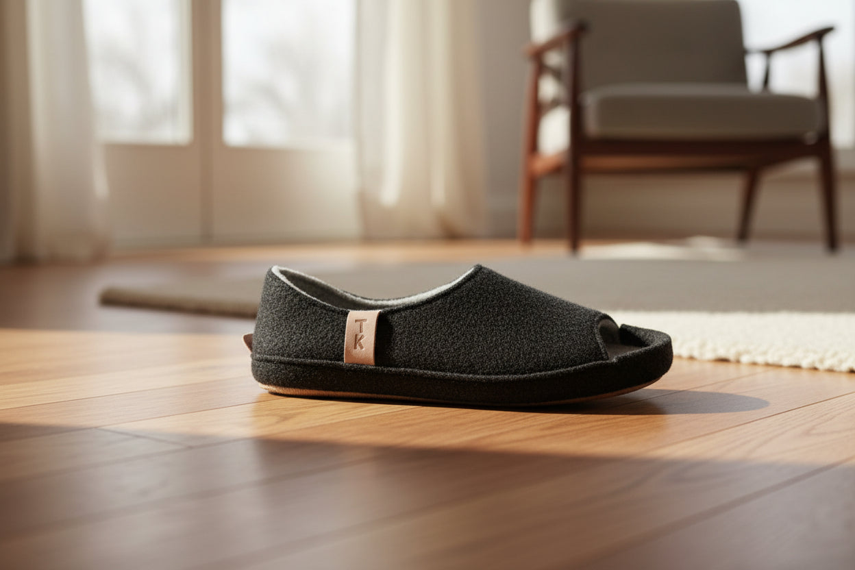 TOKU Bern Slippers - Dark Gray