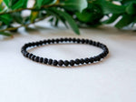 Black Lava Anklet for Men