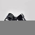Handmade Strappy Patent Leather Sandals - Black