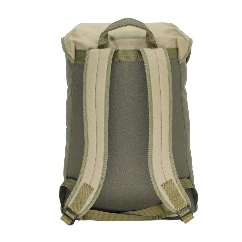 Cafe Backpack - Khaki & Beige