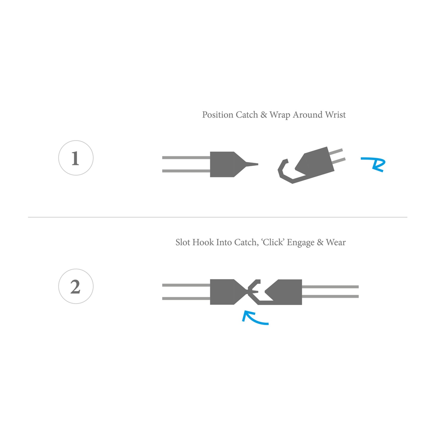 Canterbury Silver and Rope Bracelet - Ocean Blue