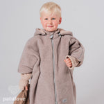 Car Poncho For Kids - Lamb Beige