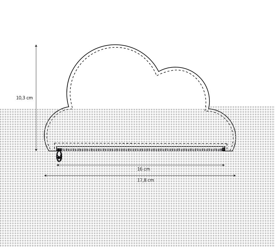 Leather Cloud Purse - Black