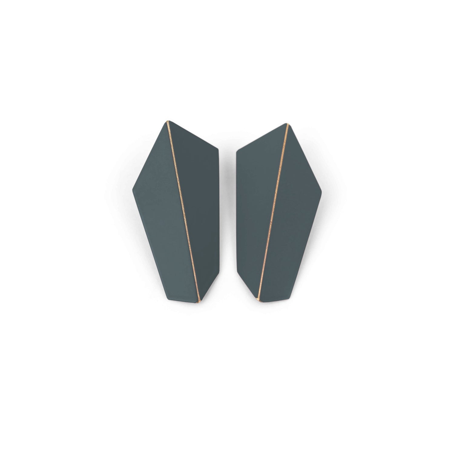 Folded Vertical Earrings