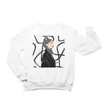 Unisex Crewneck Sweatshirt with Illustration - Free Falling