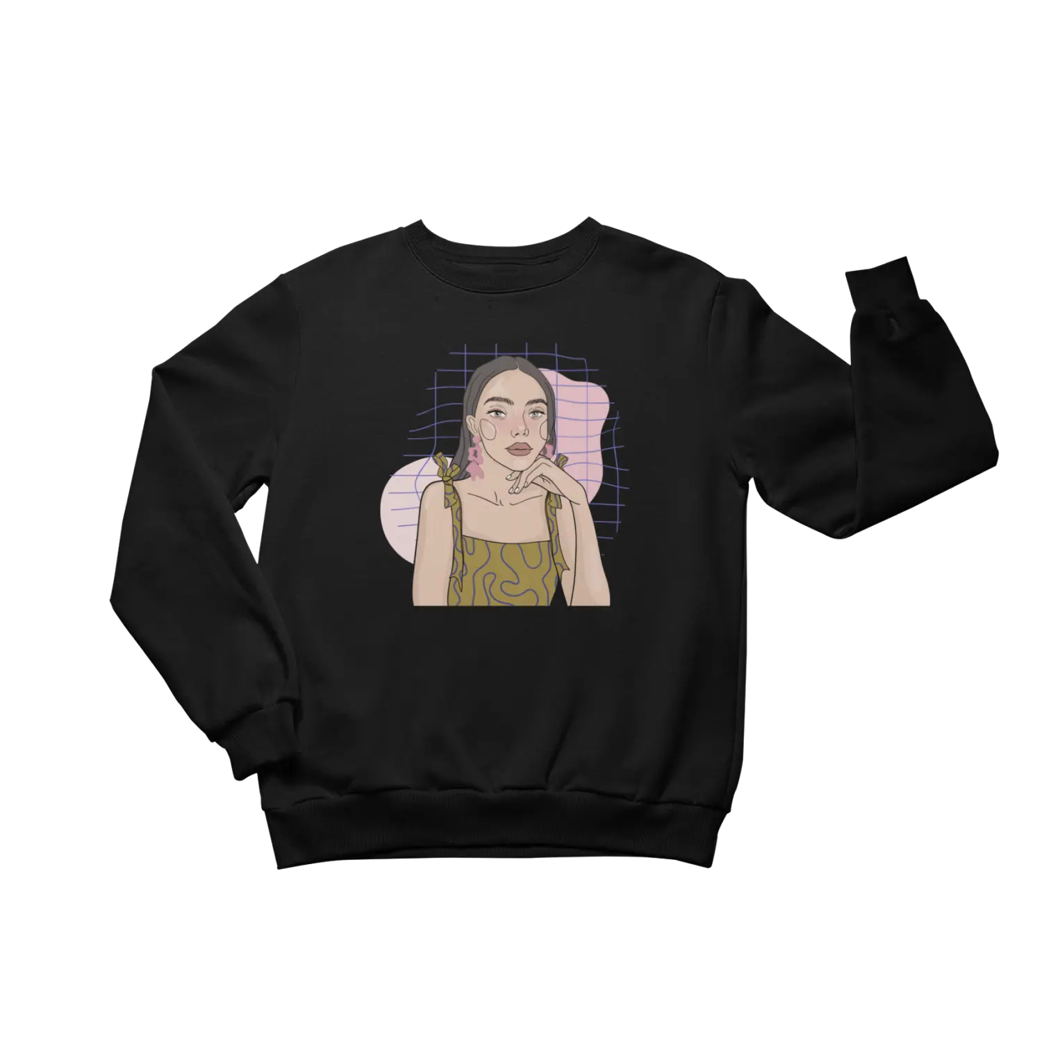 Unisex Crewneck Sweatshirt with Illustration - Sending Magic