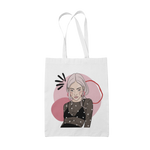 Tote Bag with Illustration - In Time