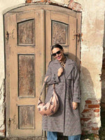 Hobo Bag - Brown Leopard Tulips