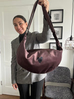 Hobo Bag Heart - Brown