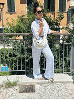 Hobo Bag Heart - White