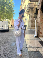 Hobo Bag Heart - White