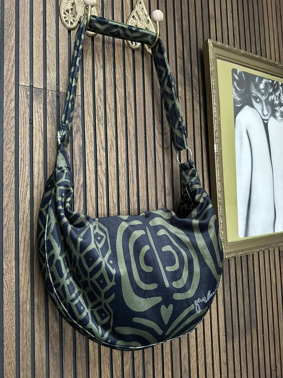 Hobo Bag - Khaki Pattern