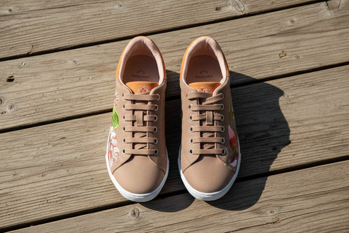 Mangará Women's Sneakers Embroidery Suede