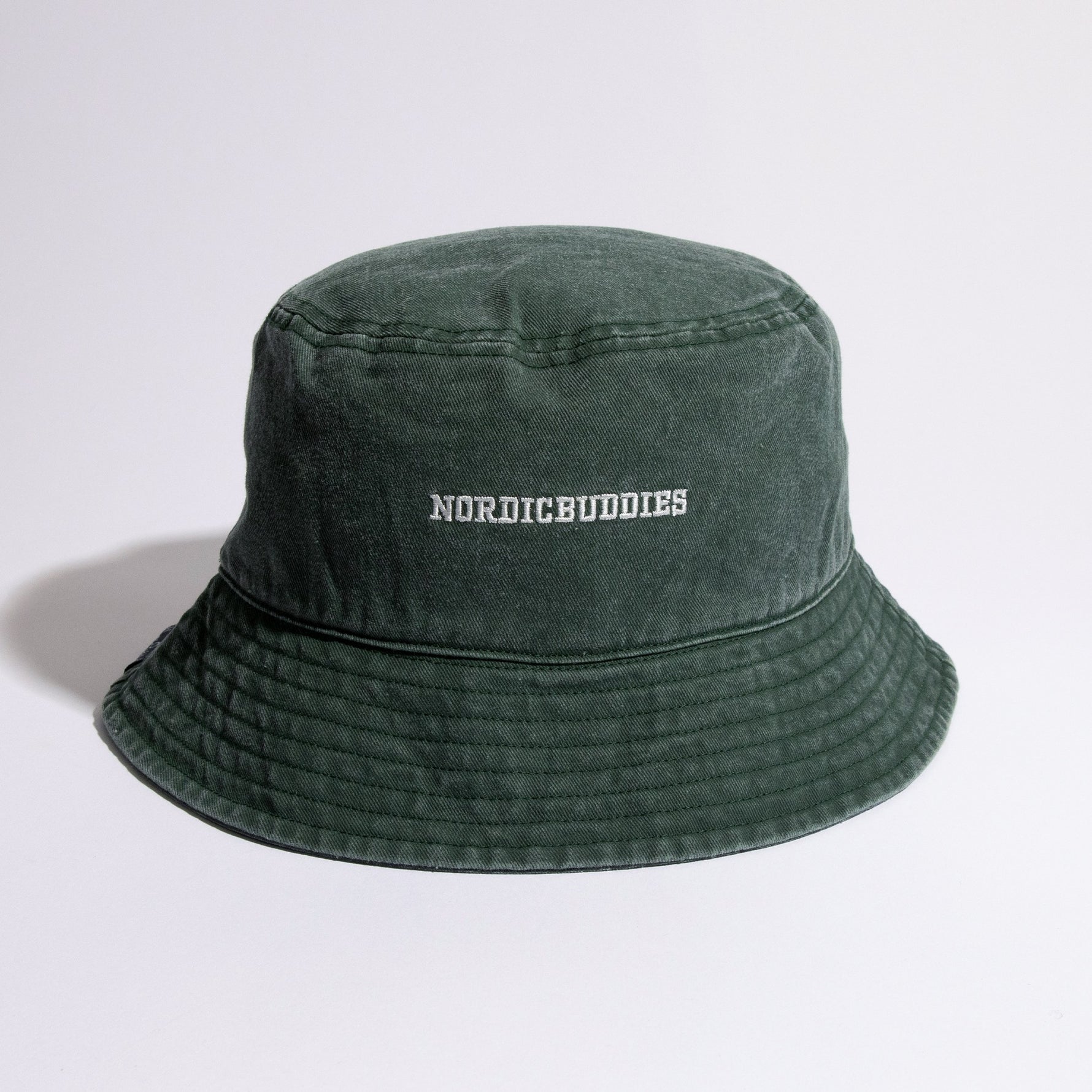 Moomin Classics Washed Denim Bucket Hat - Green