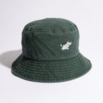 Moomin Classics Washed Denim Bucket Hat - Green