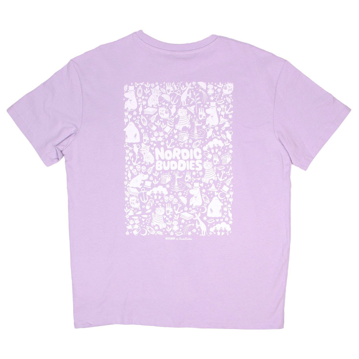 Moomin Heavy Unisex T-shirt - Lilac