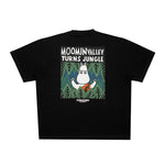 Moomintroll Jungle Heavy Unisex T-shirt - Black