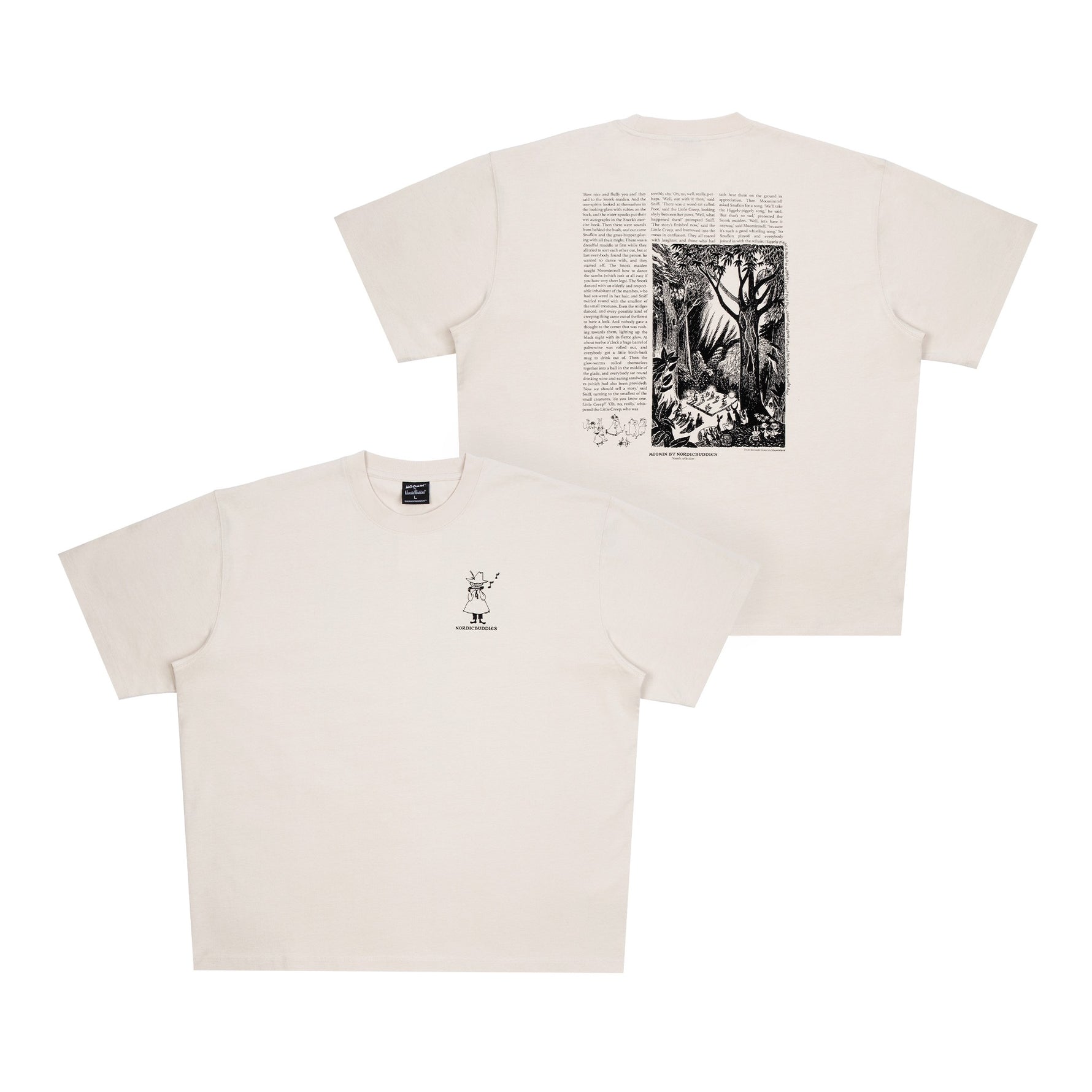 Novels Unisex T-Shirt - Beige