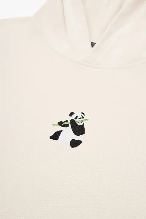 Panda Hoodie - Cream
