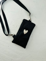 Phone Bag Heart - Black