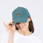 Pippi Corduroy Dad Cap - Petrol
