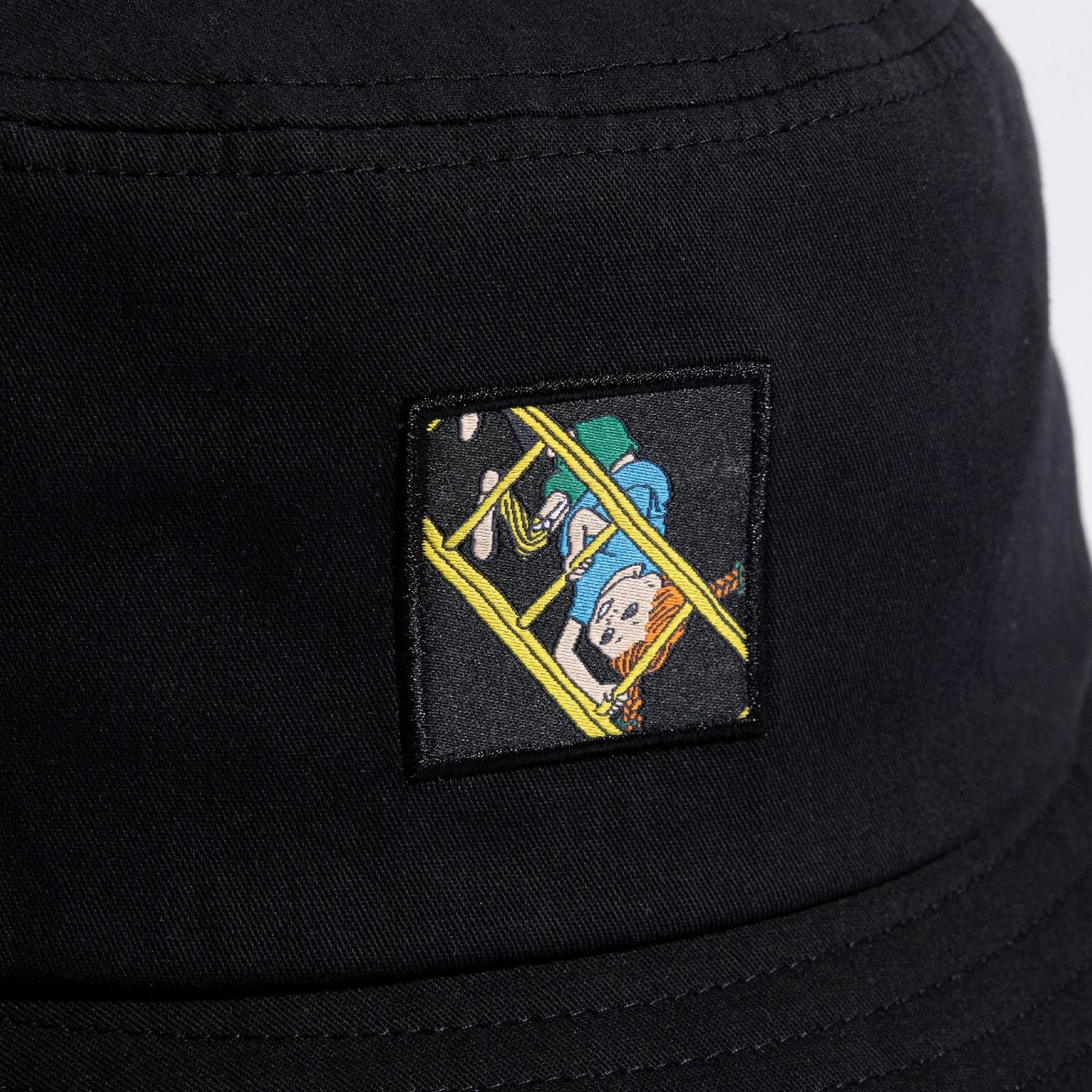 Pippi Longstocking Bucket Hat - Black