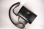  Small Briefcase Handbag - Black