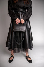  Small Briefcase Handbag - Black